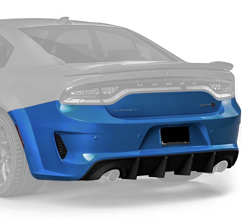 Бампер задний диффузор Dodge Charger SRT Hellcat
