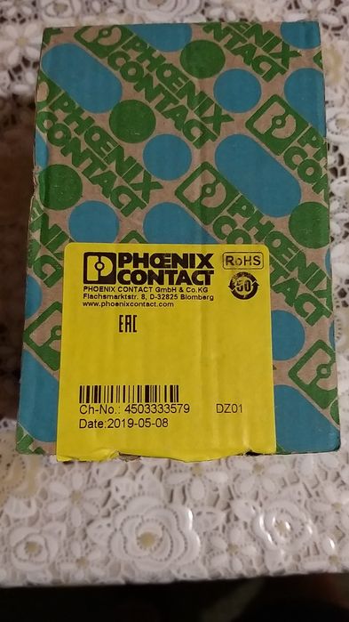 Патч-панель RJ45 на DIN-рейку FL CAT5 TERMINAL BOX 2744610 Phoenix Con