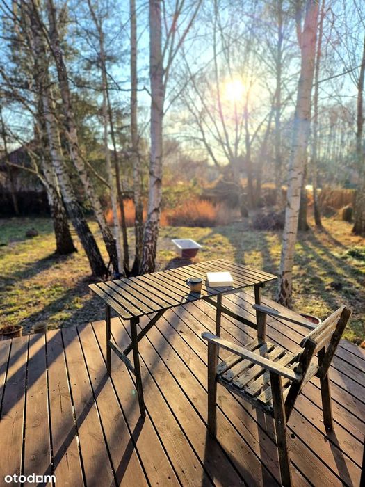 Wyjątkowy drewniany dom pod Warszawą działka 2700m2
