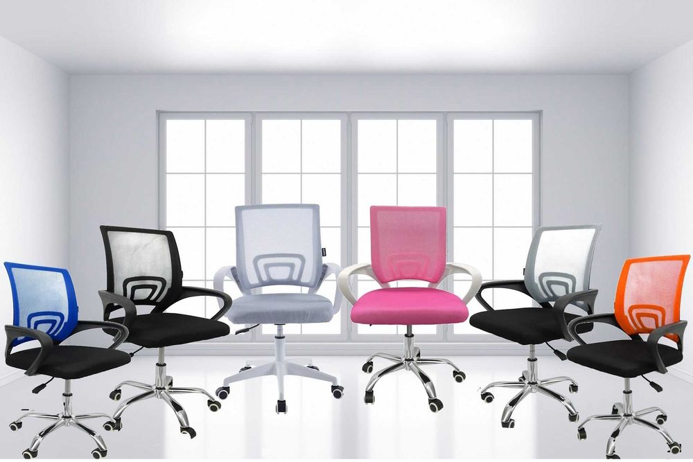 Стілець комп'ютерний на колесах НОВИЙ