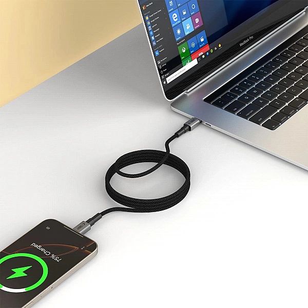 Kabel Tech-Protect Ultraboost DNA MagTwist USB-C PD 100W / 5A 200 cm -