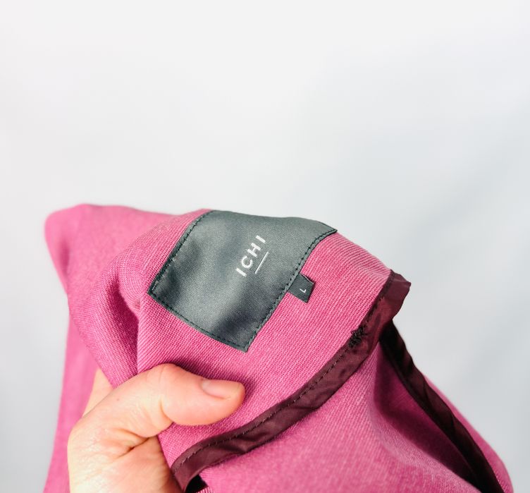 Różowy żakiet z klapami L 40