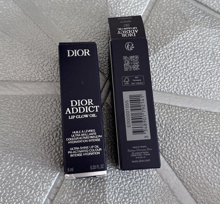 Олійка для губ Dior addict lip glow Oil 087 Spicy Sparkly