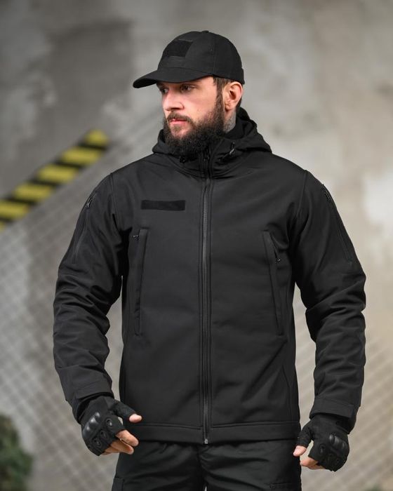 Весна осінь 6 речей у комплекті тактичний костюм 6в1 STABITEX чорний