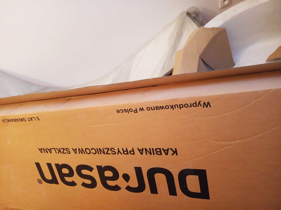 Kabina prysznicowa asymetryczna lewa. Nowa