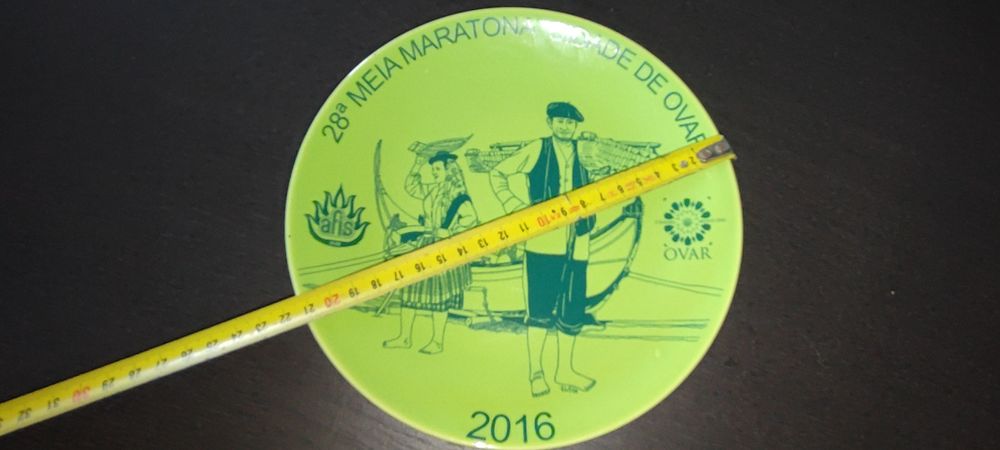 Prato meia maratona de Ovar 2016.
