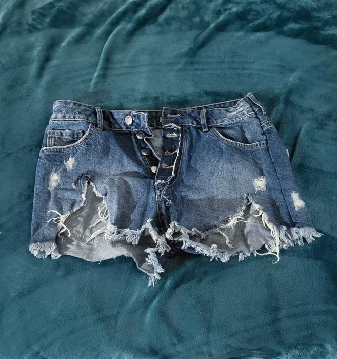 Calções azuis para o verão