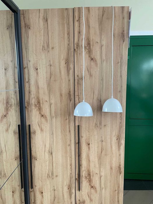 Nowa lampa wisząca komplet 2szt. biała