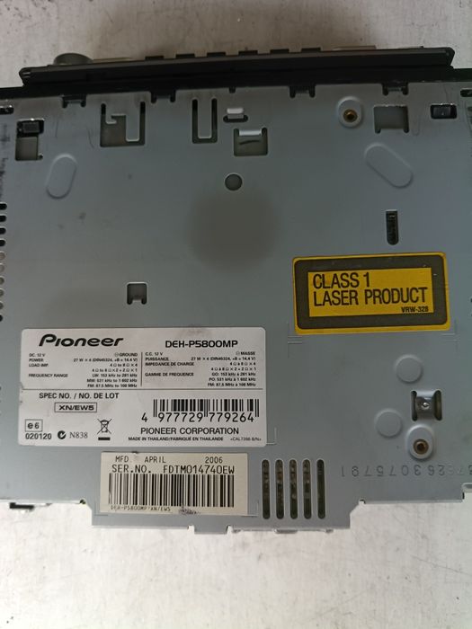 Radio samochodowe Pioneer DEH-P5800MP