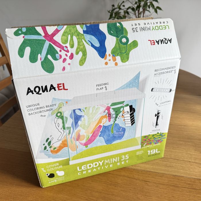 Akwarium Aquael leddy 35 19l plus dedykowane oswietlenie