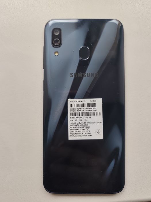 Samsung galaxy a30  3/32