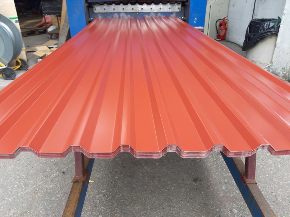 Blacha czerwona trapez dach ral 3009 dachowa