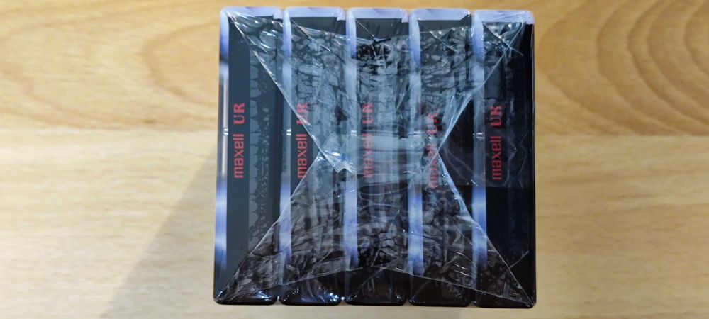Kaseta magnetofonowa Maxell UR 5Pack-nowe folia