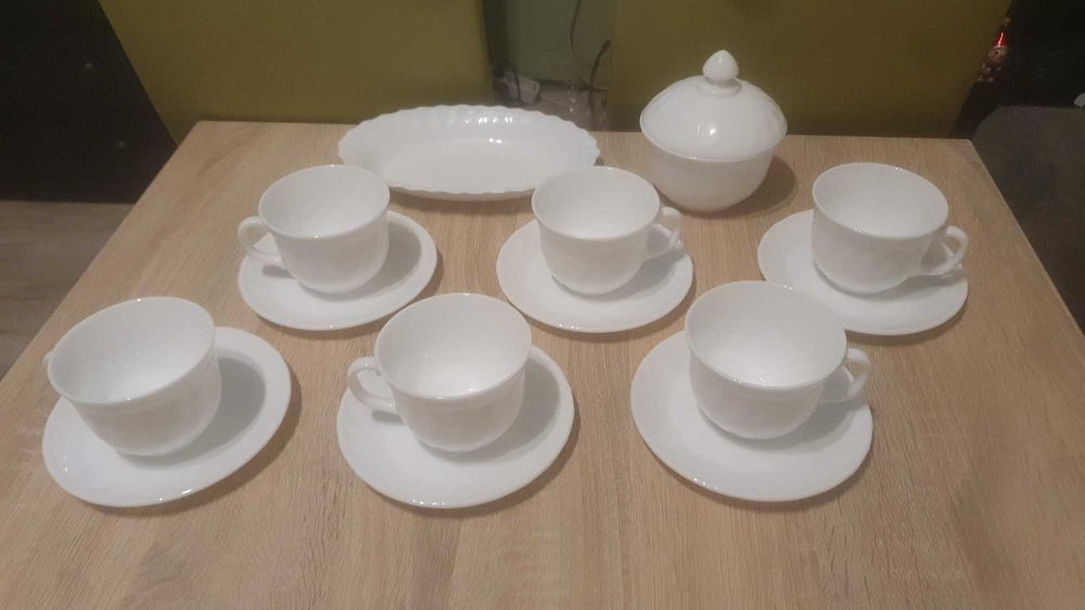 Serwis Kawowy ARCOPAL France – Fason Trianon – 14 el. Lata 90te.