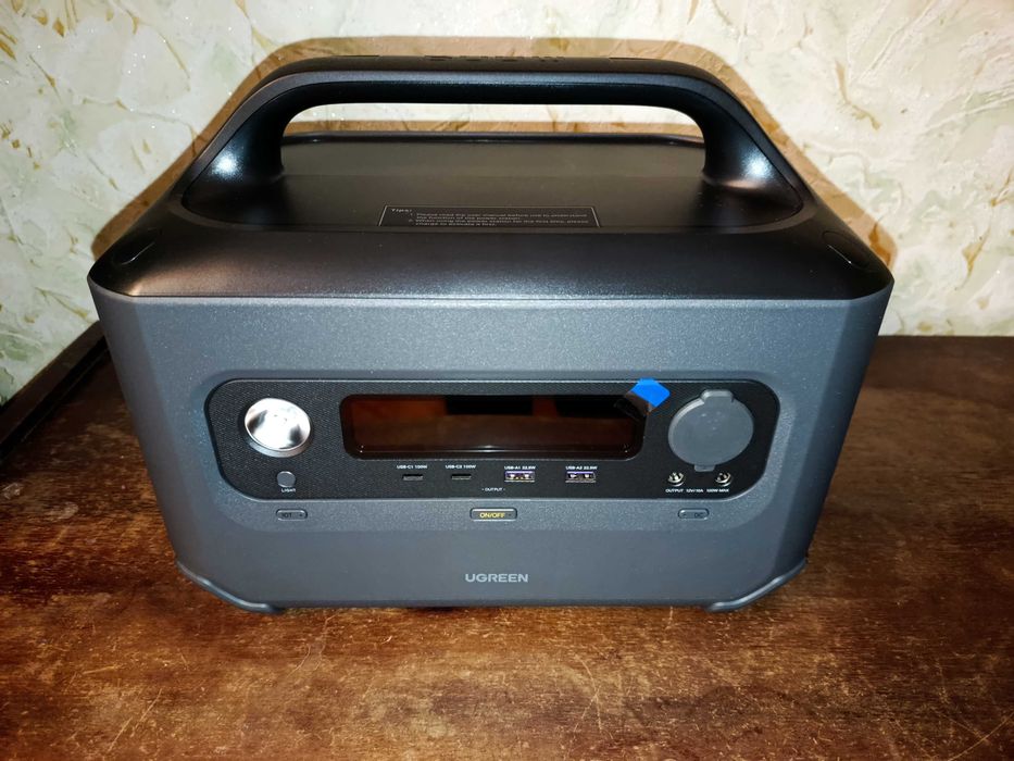 Зарядная станция Ugreen Power Roam 600 GS600 ёмкость 680 Вт*ч LiFePo4