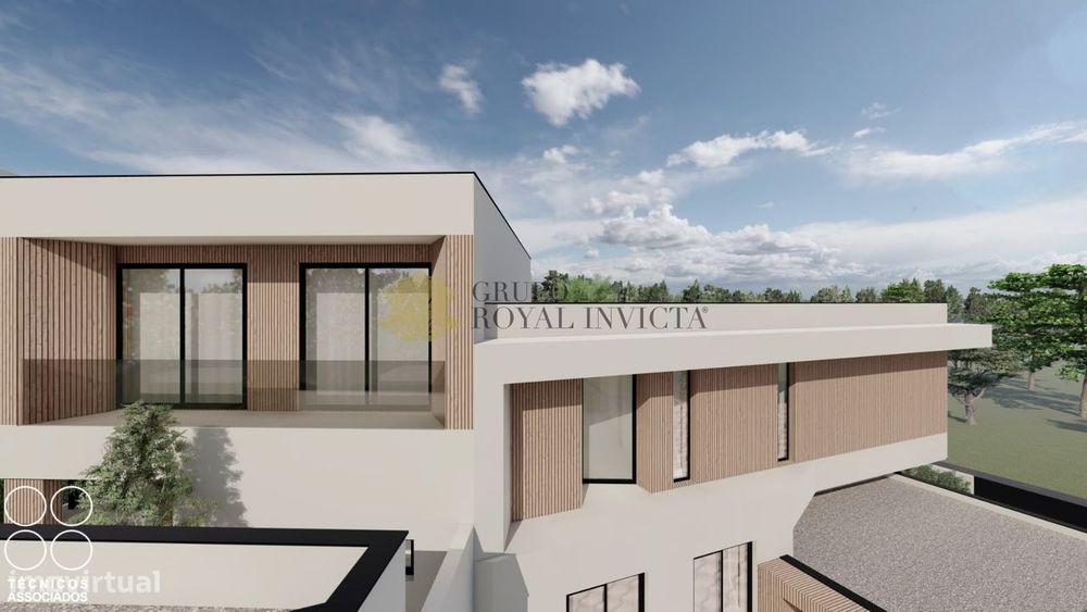 Moradia geminada V3 Superior em construção na Trofa