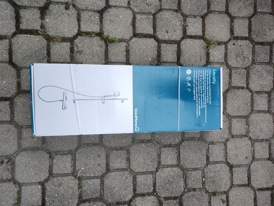 Zestaw prysznicowy GoodHome Cavally 3-funkcyjny chrom