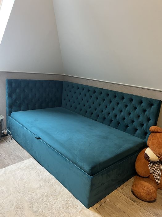 Łóżko młodzieżowe tapicerowane 110x200