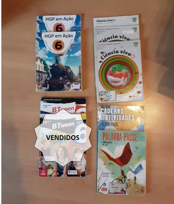 Manuais Escolares e Cadernos de Atividades - 6º Ano