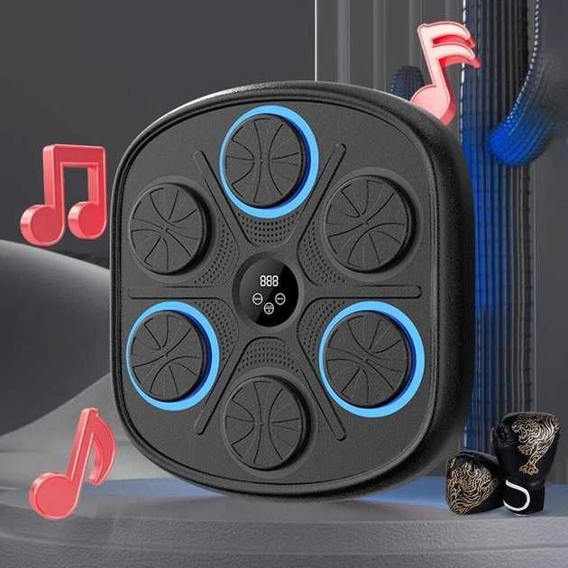 Музична  боксерська машина тренажер, груша для боксу з LED Bluetooth