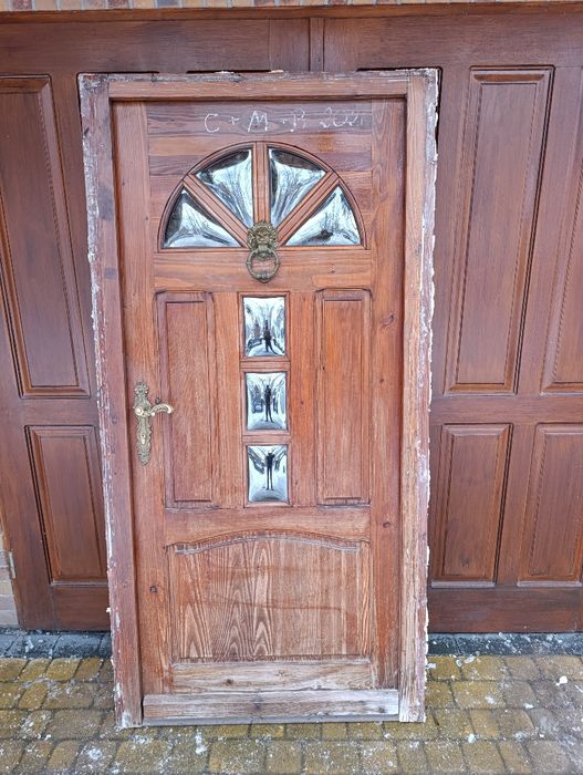 Drzwi wejściowe jodłowe