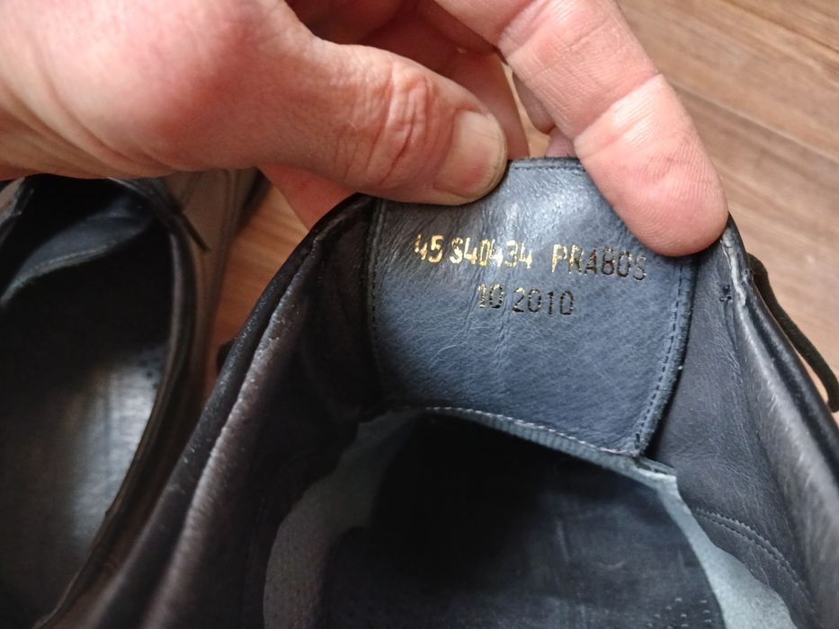 Туфлі чорні шкіряні Prabos Чехія