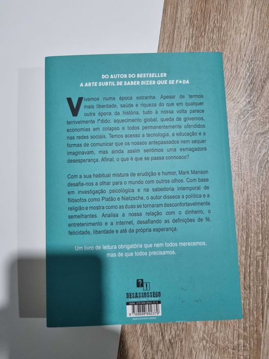 "Está tudo f*dido", Mark Manson