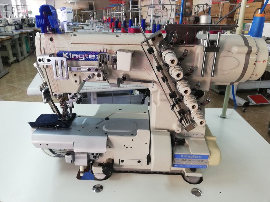 Maquina de recobrimento bainhas 5 fios Kingtex monofasica com motor se64552760997379124