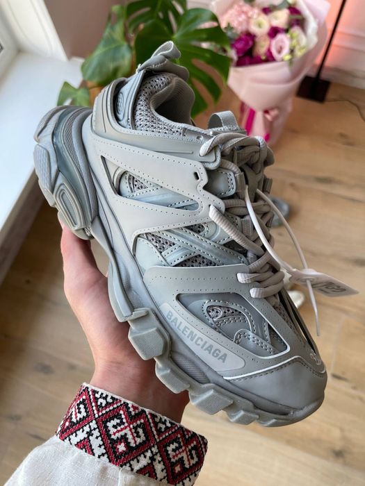 Balenciaga Track 3.0 Gray Premium • Кросівки Баленсіага Трек (сірі)