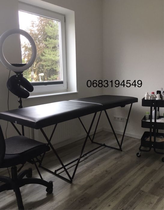 НОВА Кушетка автоматична. Для нарощення вій,косметології, тату, масажу