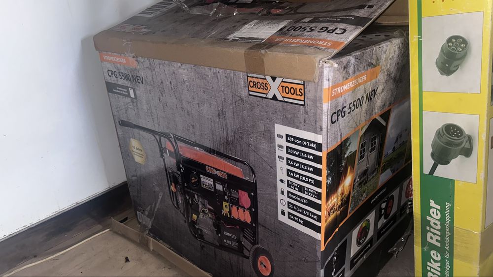 Продом нови генератор 5.5 квт