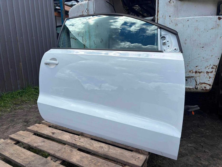 Vw Volkswagen Polo 6r drzwi prawe 3D kompletne kpl białe