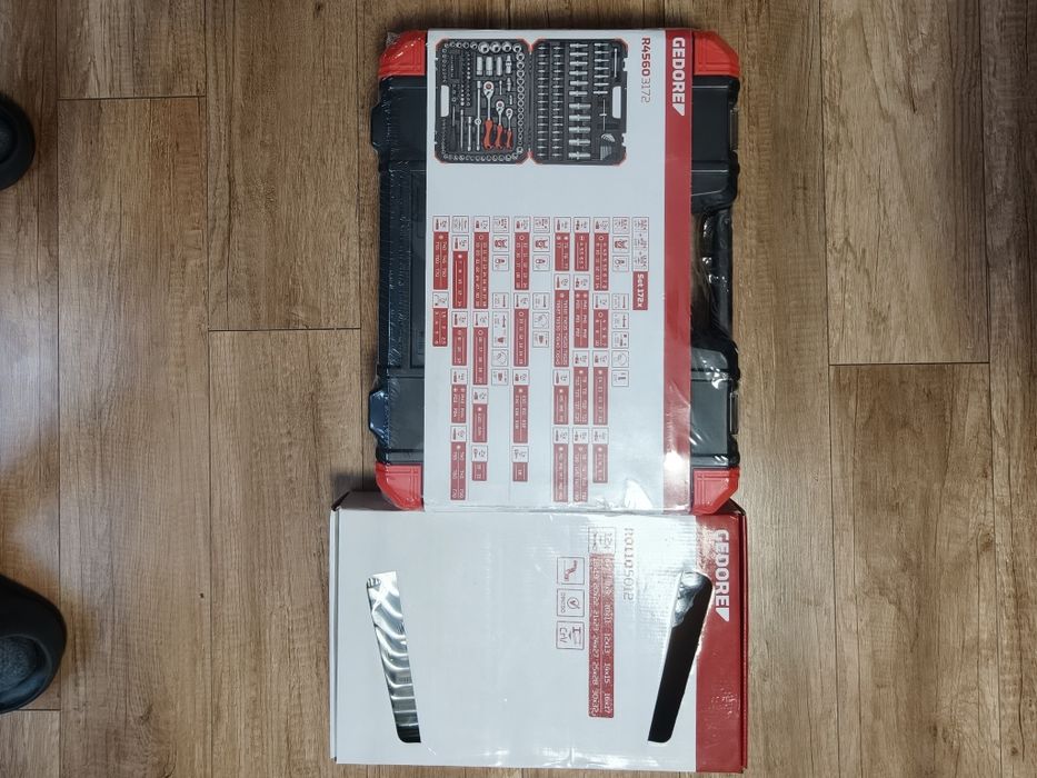 GEDORE RED- Zeestaw kluczyk+ klucze płasko-oczkowe