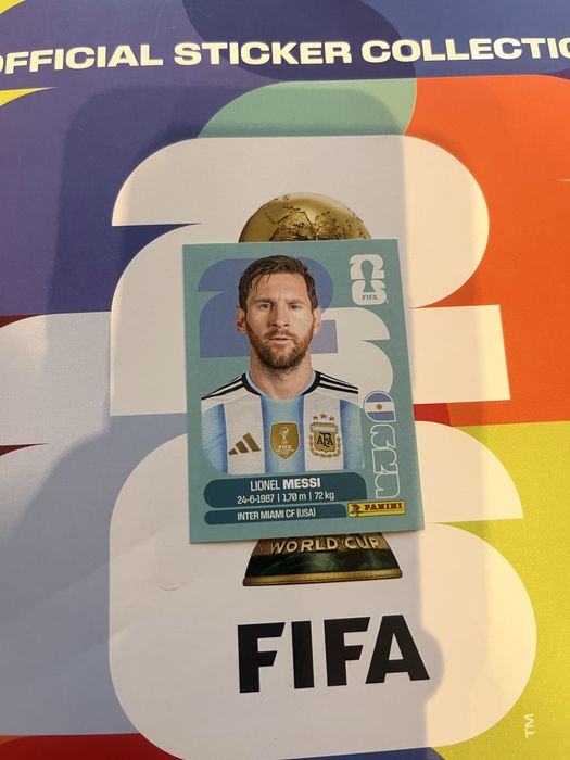 Messi panini 2026 cromo