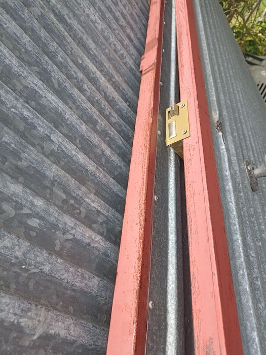 Portão de chapa 2 folhas