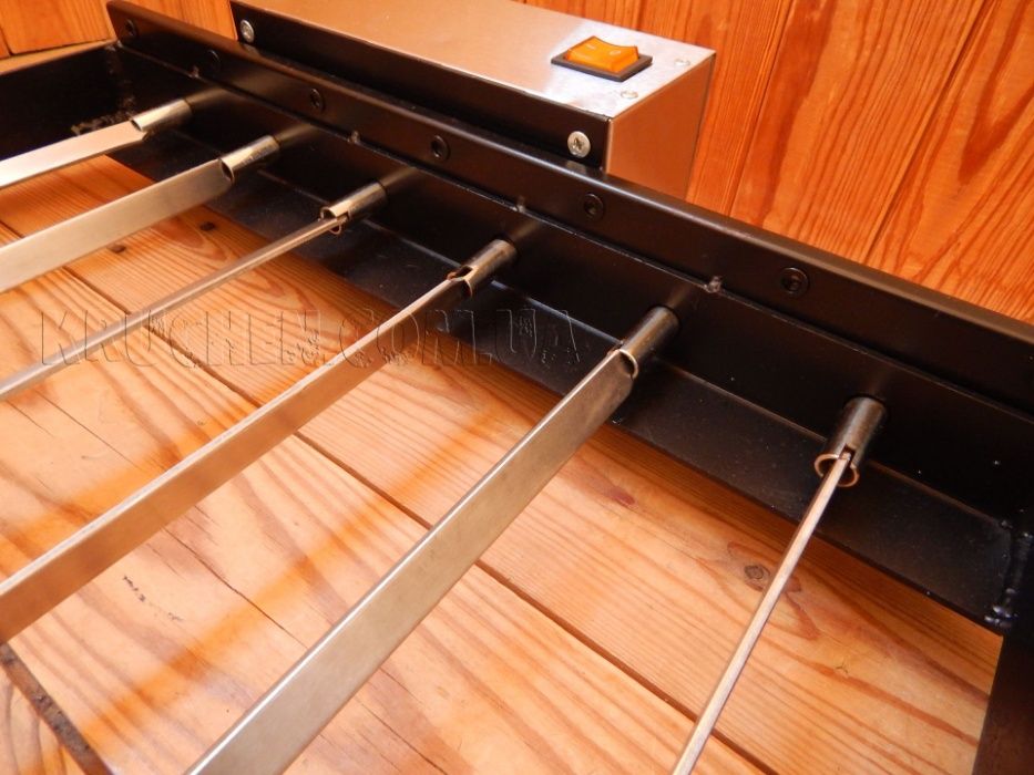 Grill z mechanizmem obrotowy - grill do szaszłyków - Mangal