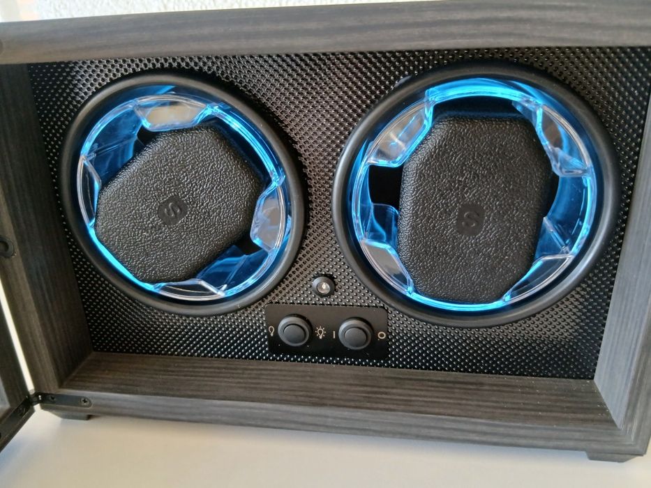 Watch Winder 2 Relógios Hamilton Rolex Seiko Oris Iwc  Fortis Zeno