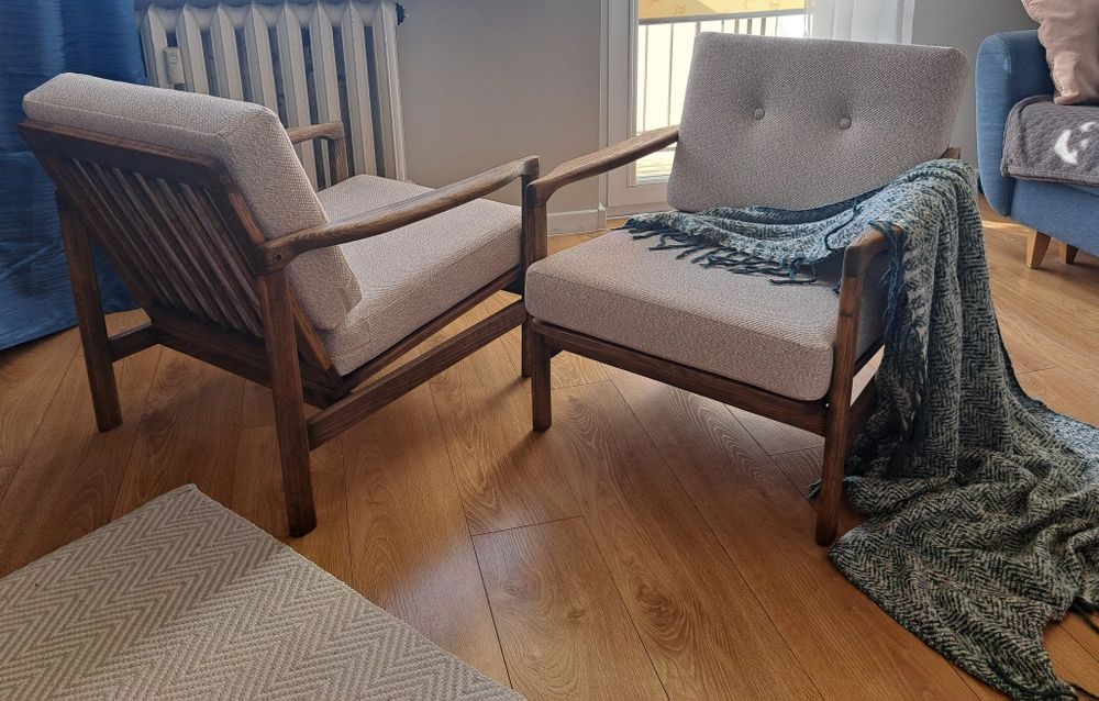 Fotele PRL BĄCZYK B-7522