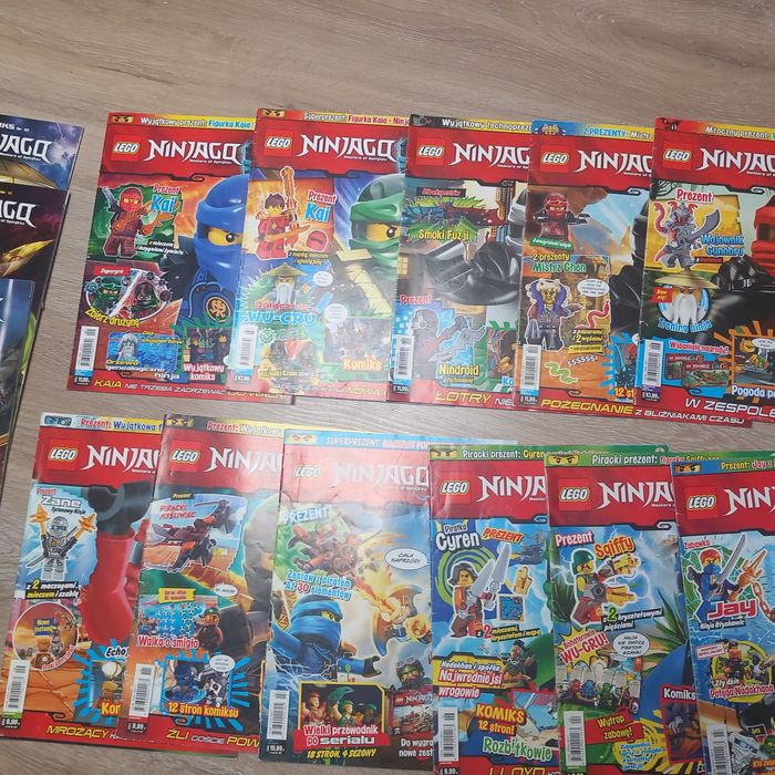 Lego ninjago gazetki ponad 40 sztuk