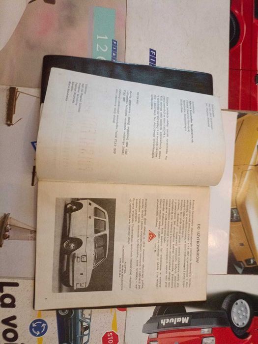 Instrukcja obsługi fiat 126p pierwsza seria 1974r.