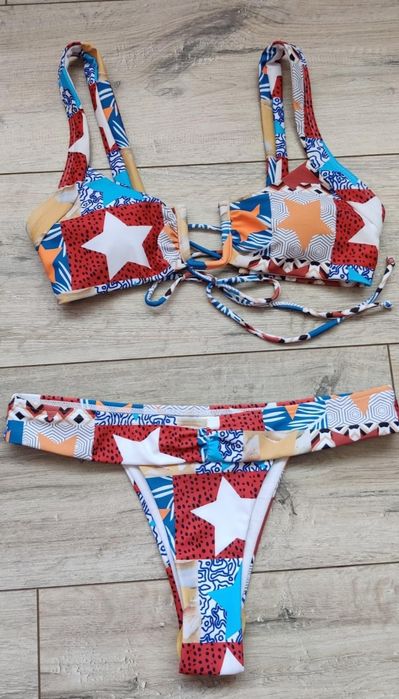 НОВЫЙ! Купальник S пуш ап