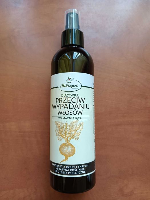 Czarna rzepa + Skrzyp polny odżywka  przeciw wypadaniu włosów spray