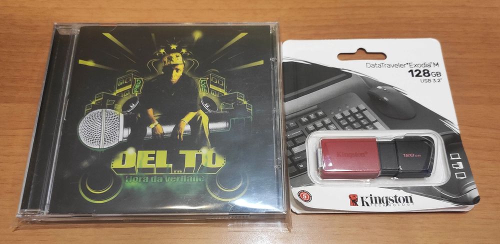 Del To - Hora da Verdade (CD Selado) + Pen Usb 128Gb Hip Hop Tuga