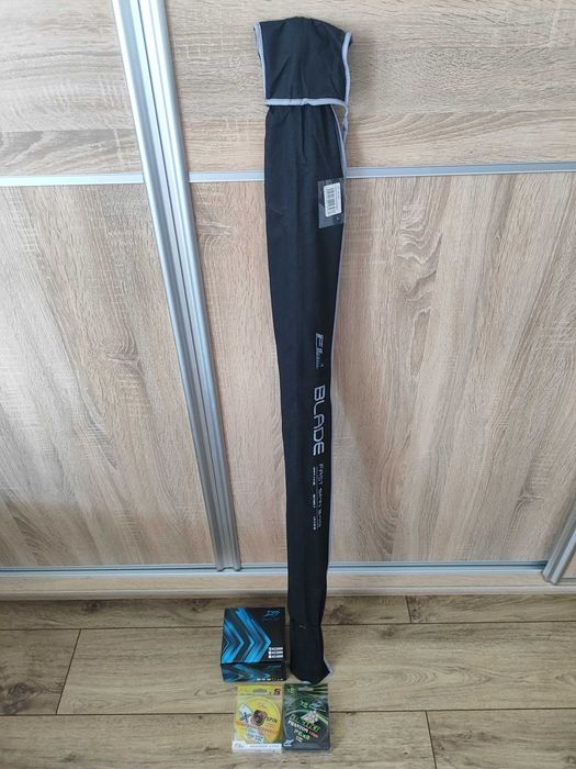 Wędka SPINING FL Blade Fast 2,4m 5-25g Kołowrotek+Plecionka