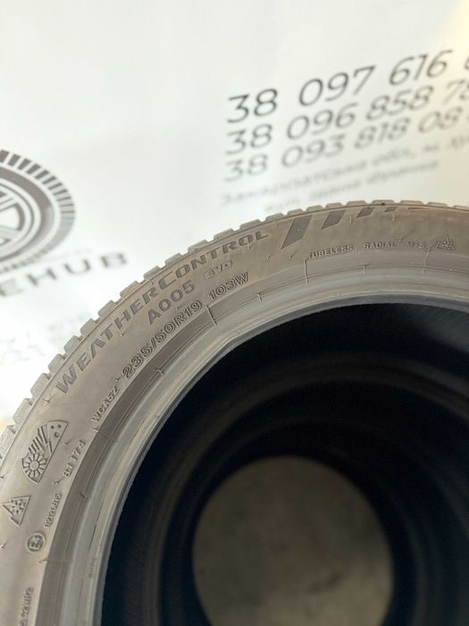 Всесезонні шини 235/50/19 Bridgestone WeatherControl A005, всесезонные шины резина R19