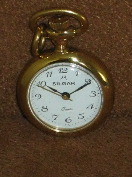Silgar Relogio Peito SH (C/Tampa Porcelana Limoges)