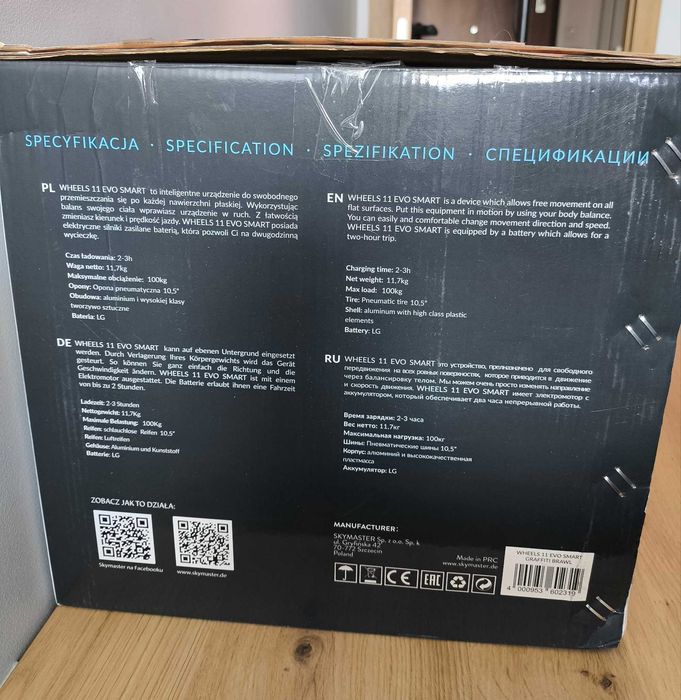 Deskorolka Elektryczna Skymaster Wheels 11 Evo Smart – Graffiti
