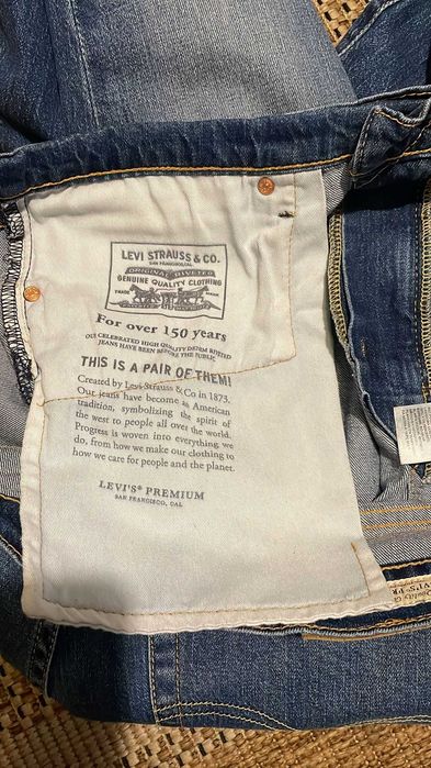 Spodnie jeansowe męskie Levi Strauss Premium 511 - W36 L30.