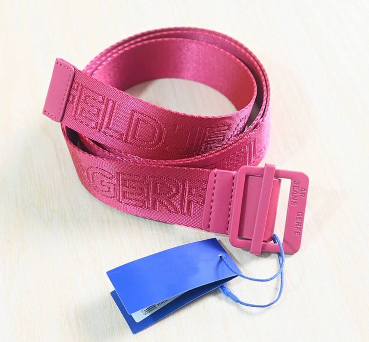 Розовый пояс рожевий ремінь karl lagerfeld Карл Лагердфельд оригинал