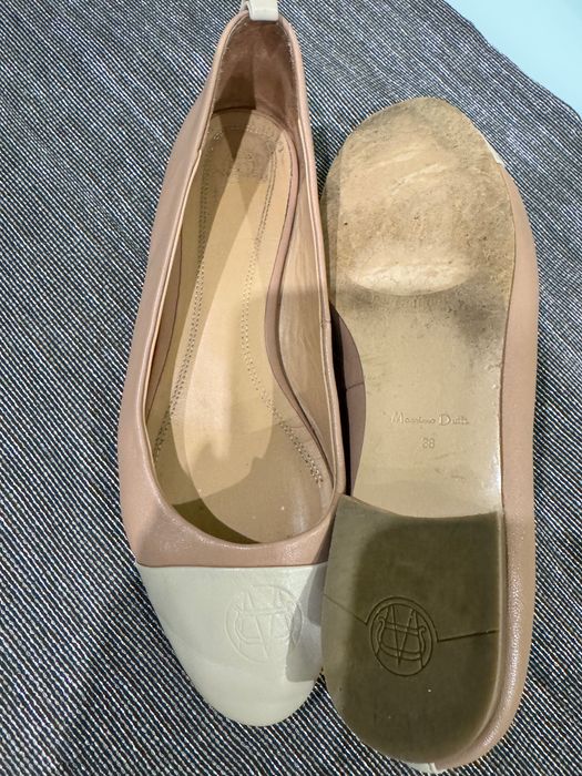 Шкіряні балетки Massimo Dutti
